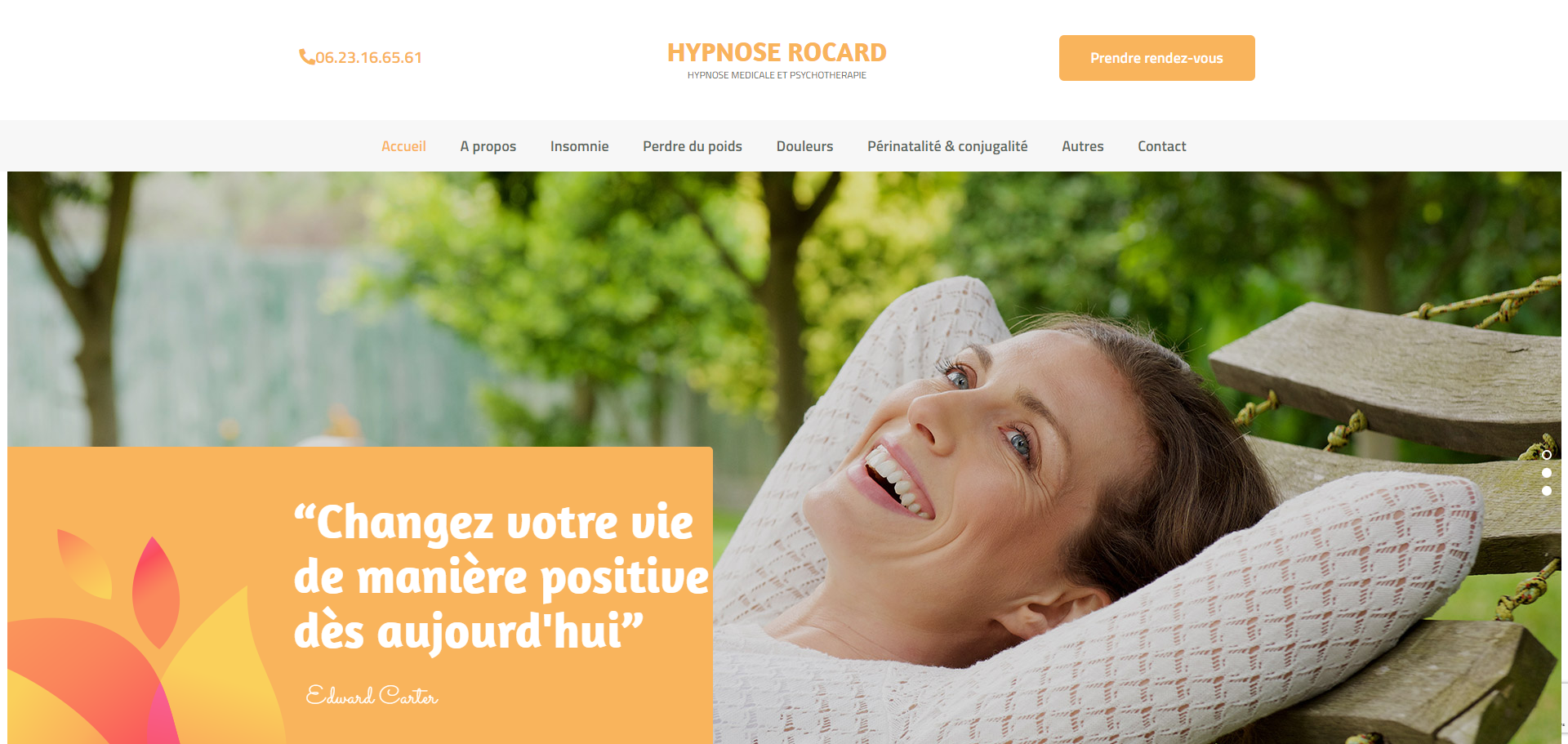 Page d’accueil hypnose